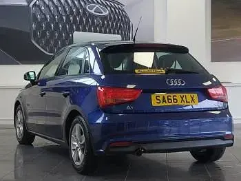 Used Audi A1 Design 116 HP (85 kW) 2016 Blue Hatchback