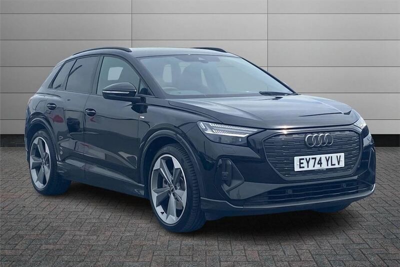 Black Used 2024 Audi Q4 e-tron Black Edition SUV | £36,995 (Fair price) - Image 1/4