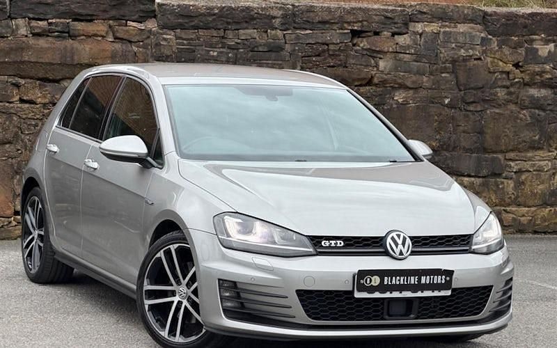 Used VW Golf VII GTD 184 HP (135 kW) 2014 Silver Hatchback