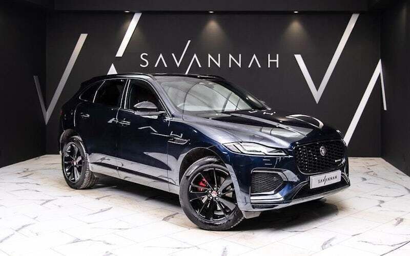 Blue Used 2022 Jaguar F-Pace R-Dynamic SUV | £35,990 (Fair price) - Image 1/4