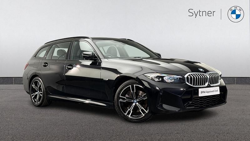 Used BMW 330e M Sport 288 HP (211 kW) 2022 Black Estate