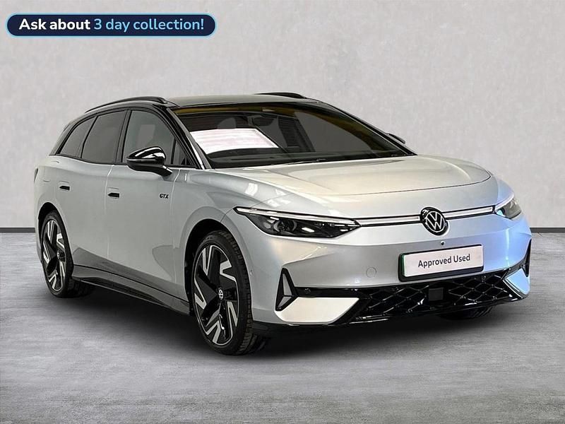 Silver Used 2025 VW ID.7 GTX Sedan | £49,999 (A bit pricey) - Image 1/4