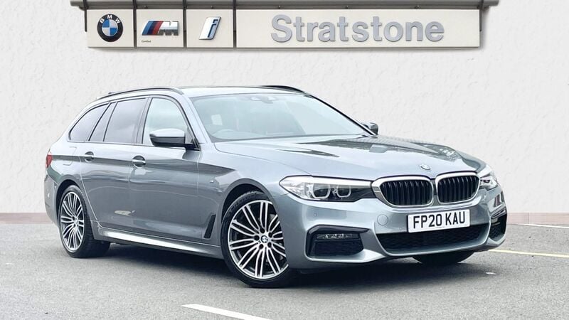 Blue Used 2020 BMW 520 M Sport Estate | £22,999 (Fair price) - Image 1/4