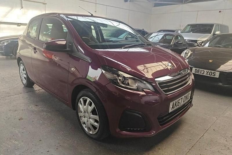 Mauve/purple Used 2017 Peugeot 108 Active Hatchback | £5,490 (Fair price) - Image 1/1