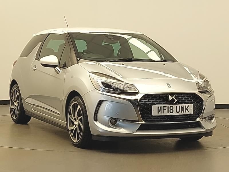 Silver Used 2018 DS Automobiles DS3 Prestige Hatchback | £6,998 (Good price) - Image 1/4