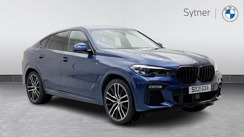 Used BMW X6 M Sport 286 HP (210 kW) 2021 Blue SUV