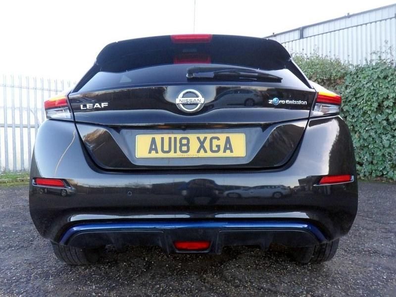 Used Nissan Leaf 110 kW (150 HP) 2018 Black Hatchback