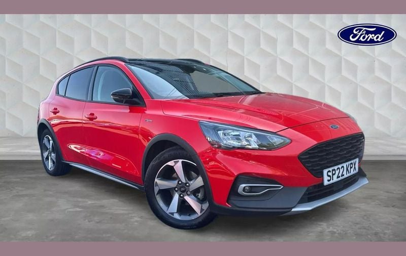 Red Used 2022 Ford Focus Active Hatchback | £14,195 (Good price) - Image 1/4