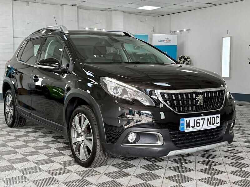 Black Used 2017 Peugeot 2008 Allure SUV | £7,291 (Fair price) - Image 1/4