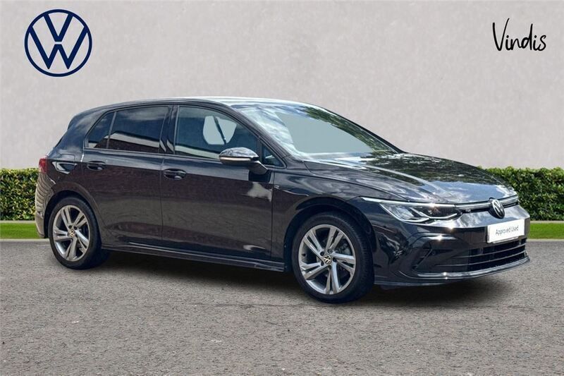 Black Used 2022 VW Golf VIII R-line Hatchback | £20,411 (A bit pricey) - Image 1/4