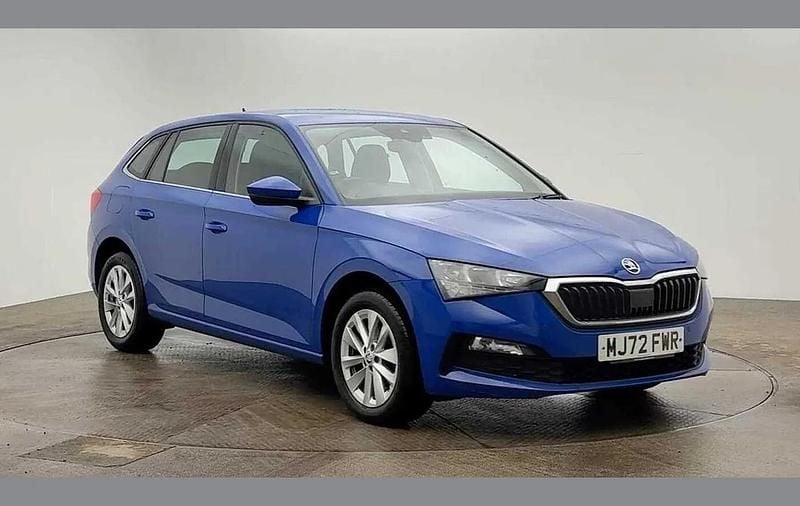 Used Skoda Scala SE Technology 108 HP (79 kW) 2023 Blue Hatchback