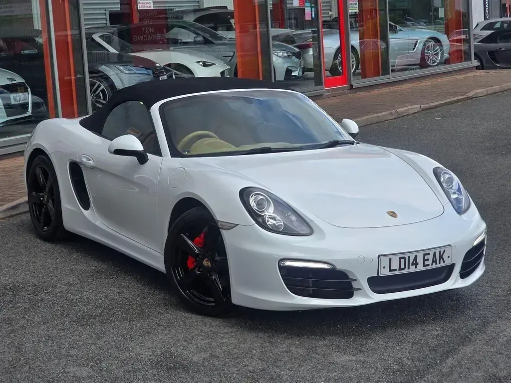 Used Porsche Boxster 265 HP (194 kW) 2014 White Cabriolet