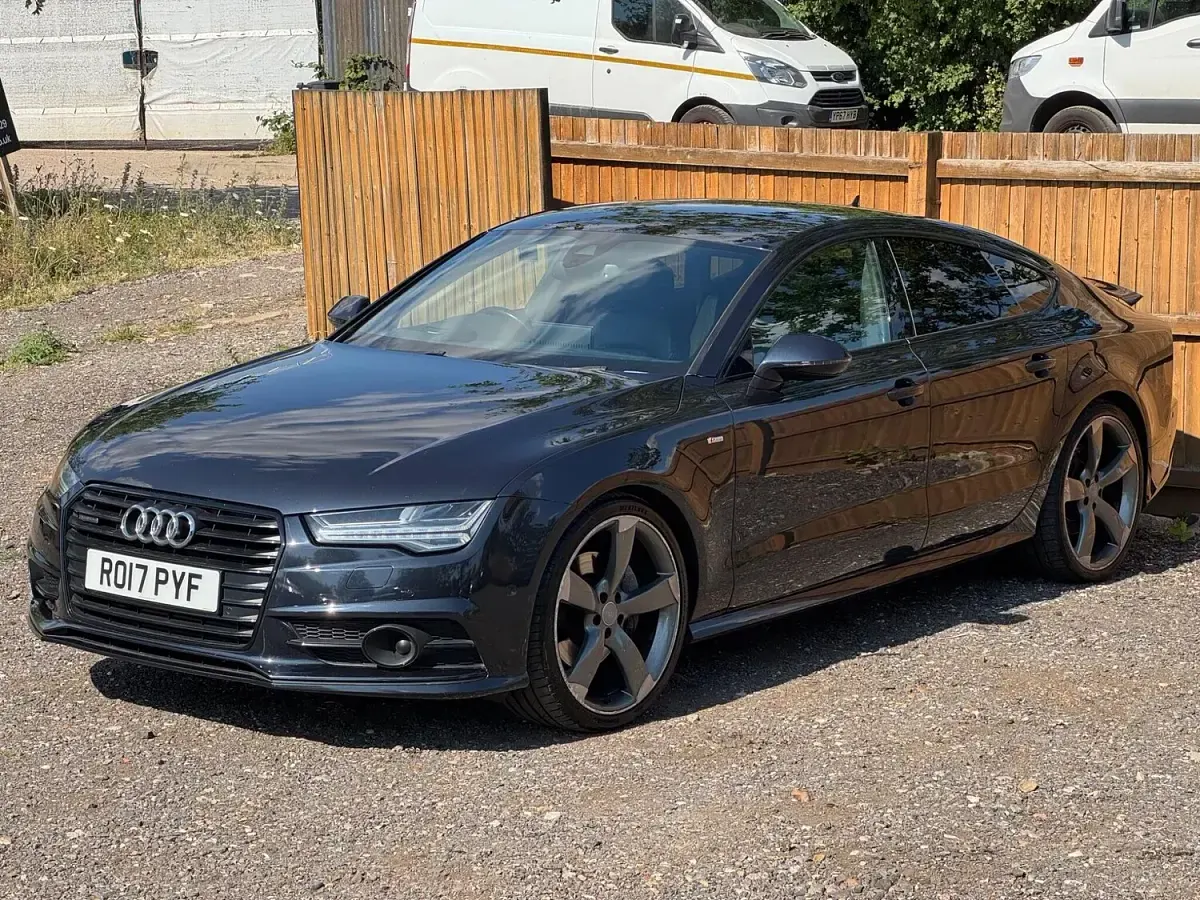 Used Audi A7 Sportback Black Edition 2017 Blue Hatchback