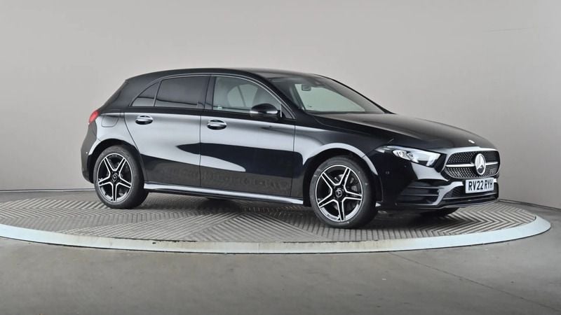 Black Used 2022 Mercedes A250 AMG Line Premium Hatchback | £18,298 (Fair price) - Image 1/4