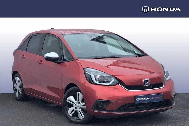 Crystal red Used 2021 Honda Jazz Hybrid Hatchback | £14,980 (Fair price) - Image 1/4