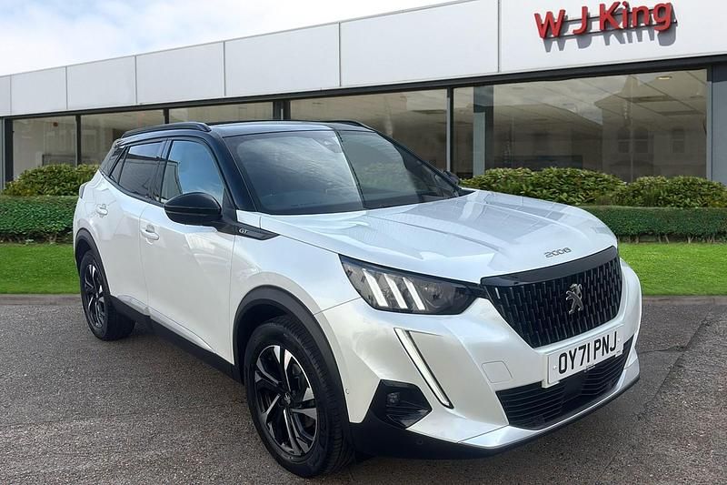 White Used 2021 Peugeot 2008 GT SUV | £16,065 (Fair price) - Image 1/3