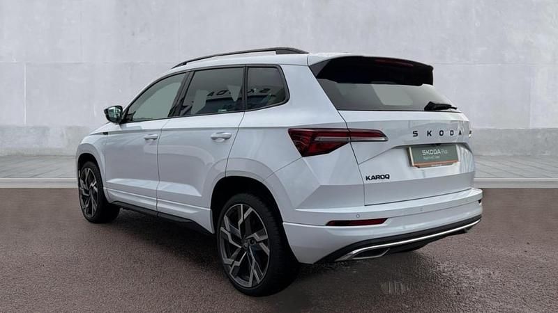 Used Skoda Karoq SportLine 150 HP (110 kW) 2025 Moon white SUV