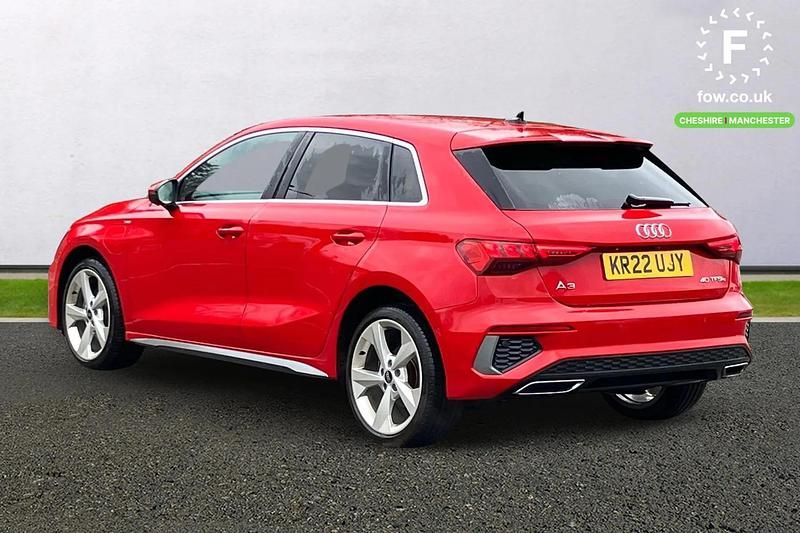 Used Audi A3 Sportback e-tron S-Line 2022 Red Hatchback