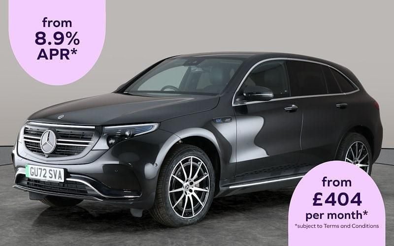 Grey Used 2022 Mercedes EQC400 AMG line SUV | £26,651 (Good price) - Image 1/3
