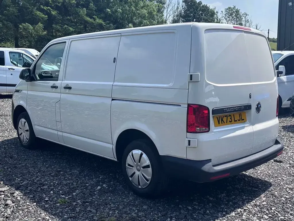 Used VW T7 Startline 110 HP (80 kW) 2024 White Van
