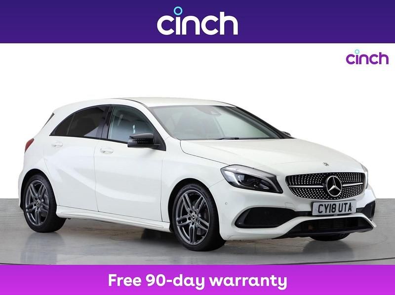 White Used 2018 Mercedes A220 AMG Line Premium Hatchback | £12,699 - Image 1/3