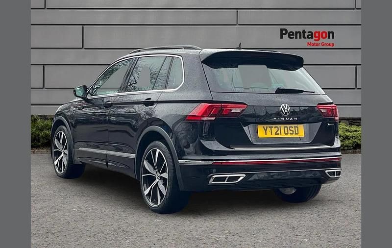 Used VW Tiguan R-line 196 HP (144 kW) 2021 Black SUV