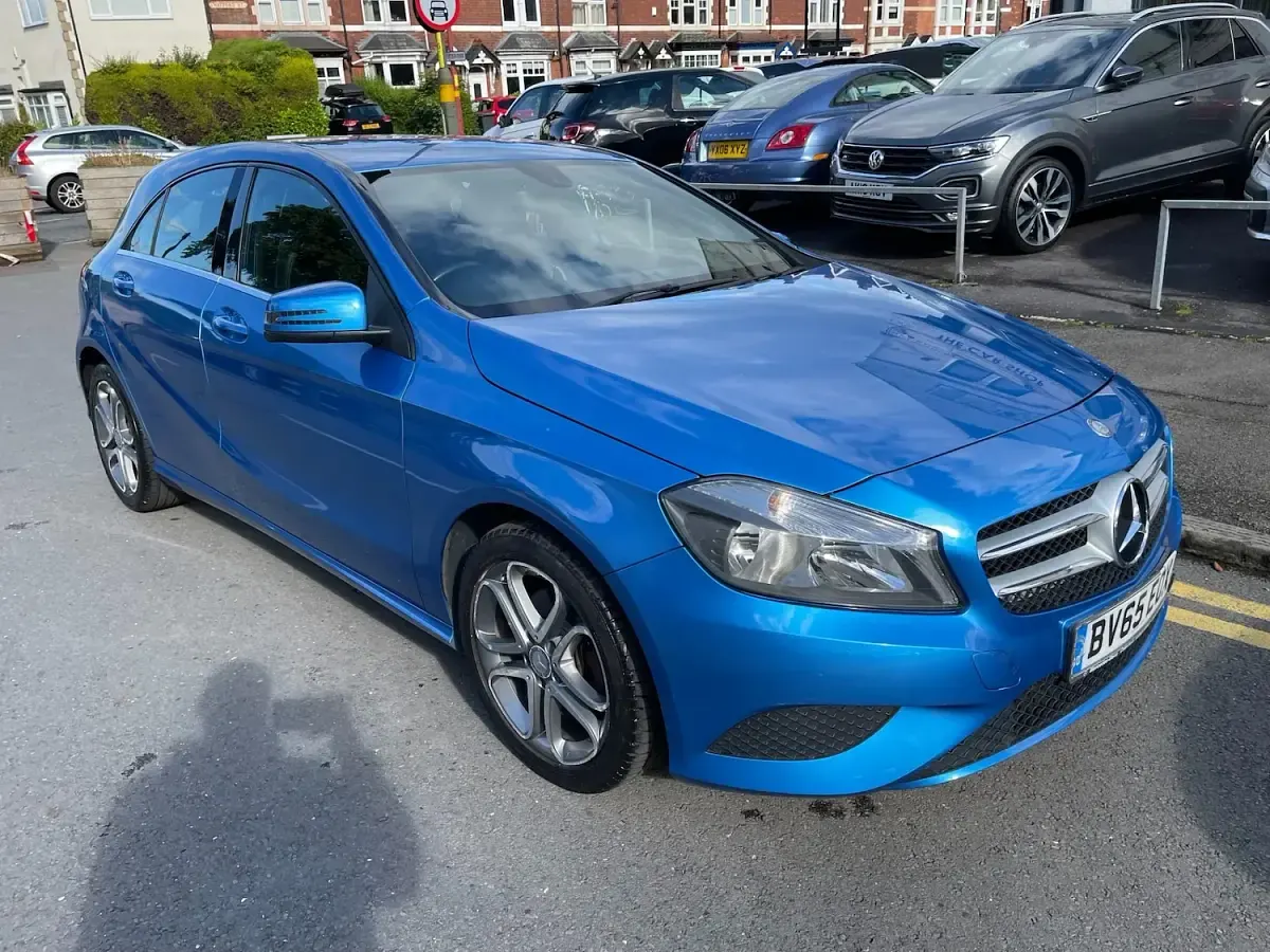 Used Mercedes A200 2015 Blue Hatchback