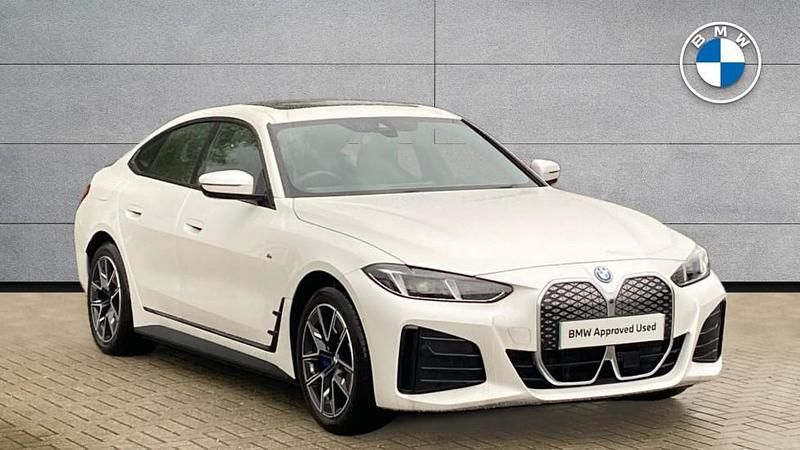 White Used 2024 BMW i4 M Sport Sedan | £39,999 (Expensive) - Image 1/4