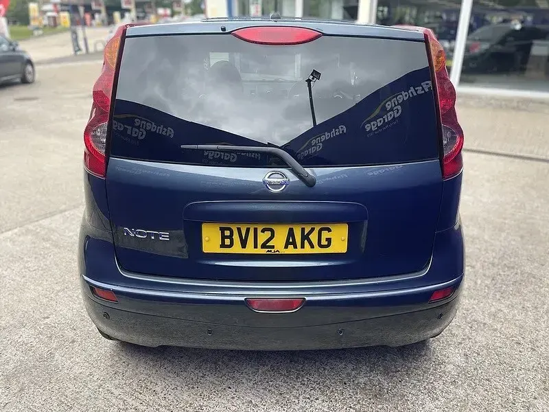 Used Nissan Note N-TEC 110 HP (80 kW) 2012 Blue Hatchback