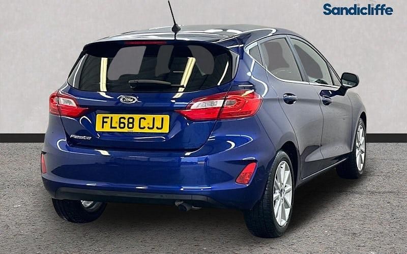 Used Ford Fiesta Titanium 125 HP (91 kW) 2020 Blue Hatchback
