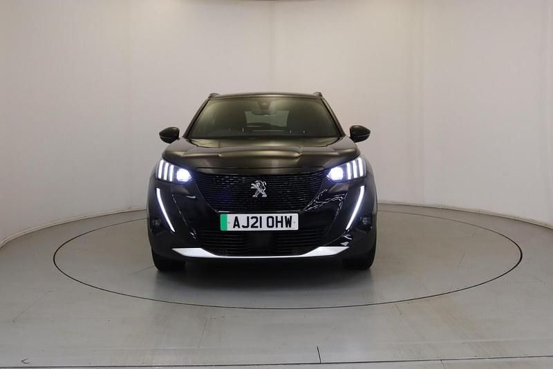 Black Used 2021 Peugeot e-2008 GT SUV | £12,495 (Fair price) - Image 1/3