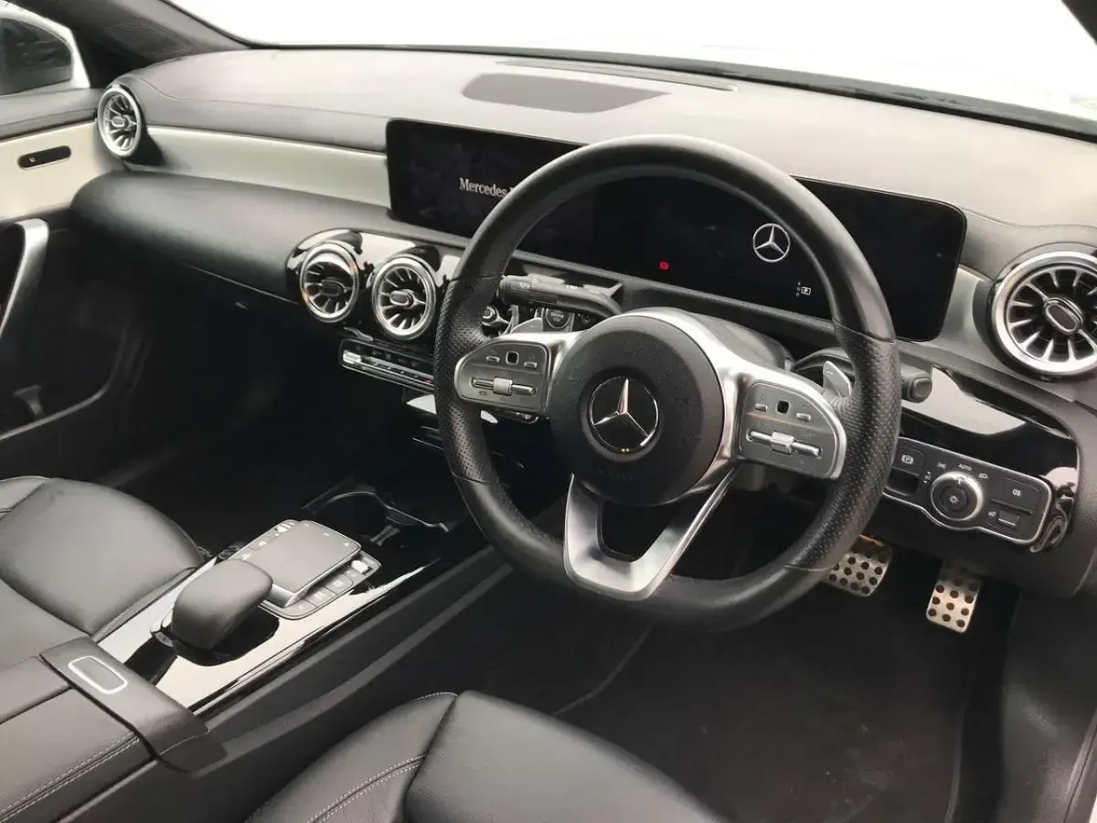 Used Mercedes CLA220 AMG line 190 HP (139 kW) 2022 White Sedan