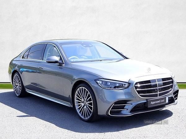 Grey Used 2021 Mercedes S500L AMG Line Premium Plus Sedan | £68,995 - Image 1/4