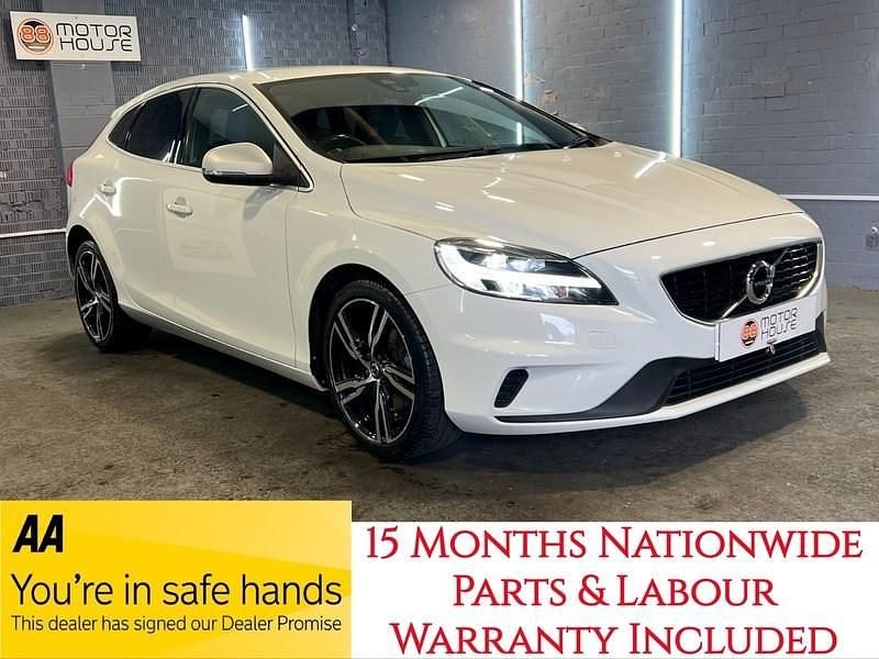 White Used 2017 Volvo V40 R-Design Pro Estate | £10,275 (Fair price) - Image 1/4