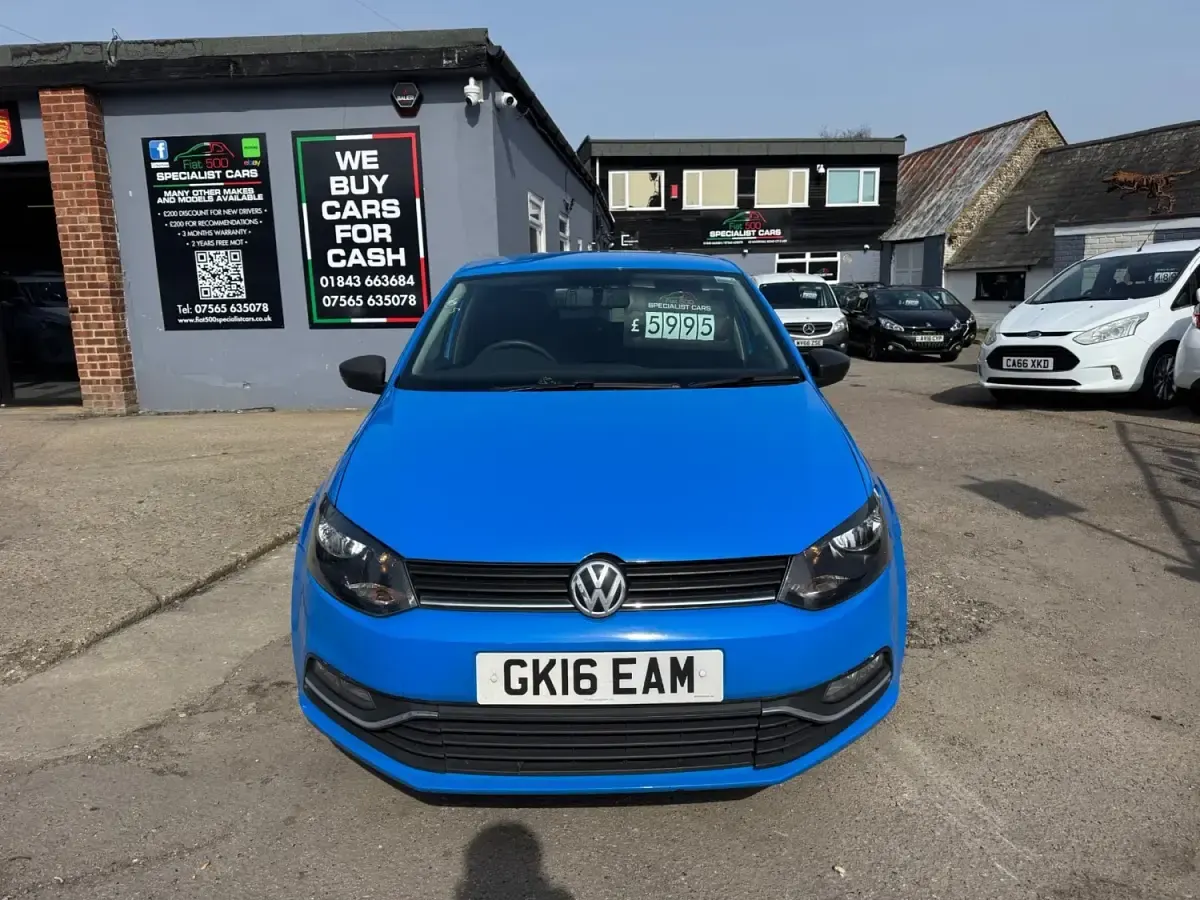 Usado VW Polo S 2016 Azul Citadino