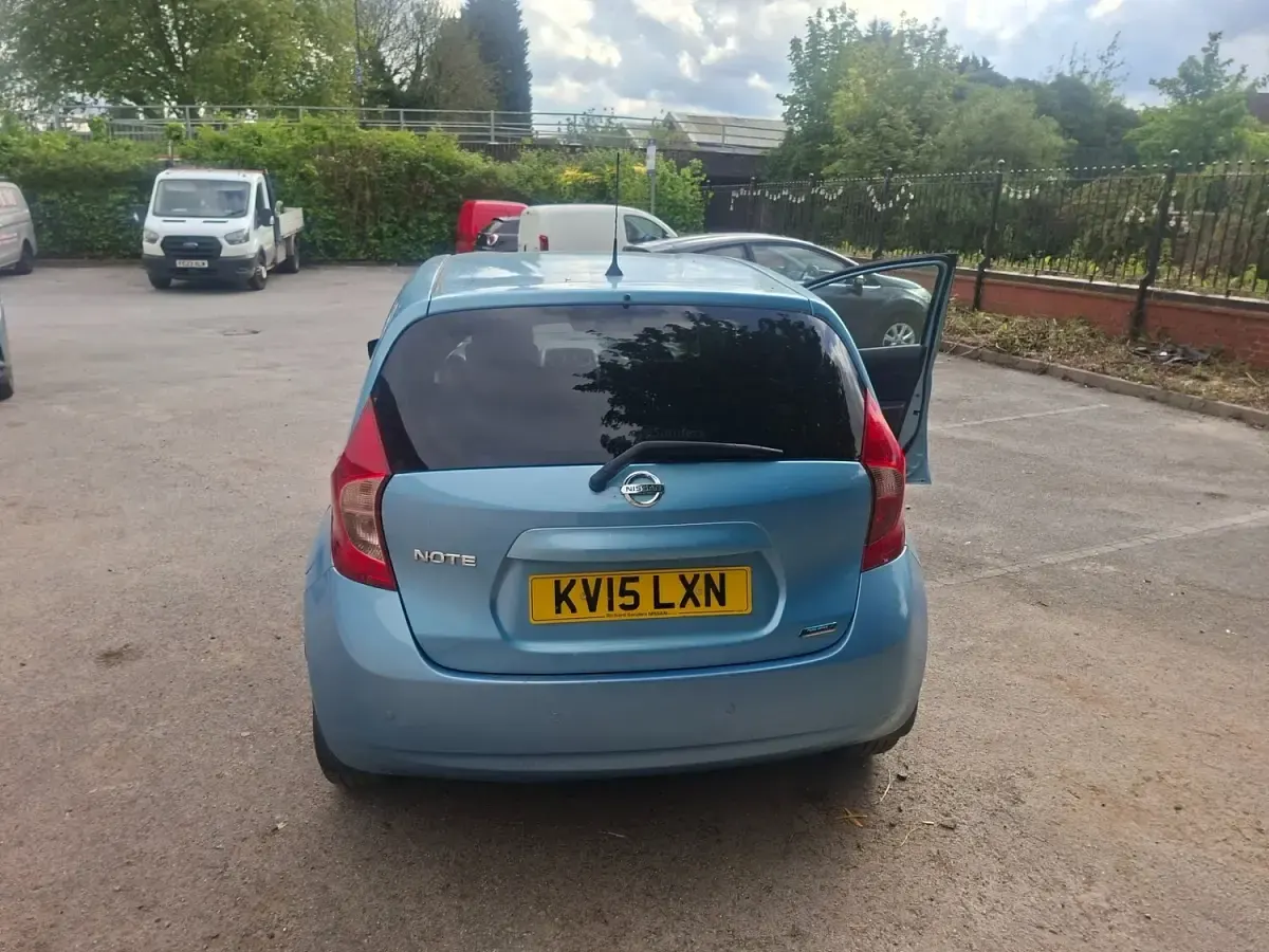 Used Nissan Note Acenta Premium 90 HP (66 kW) 2015 Blue Hatchback