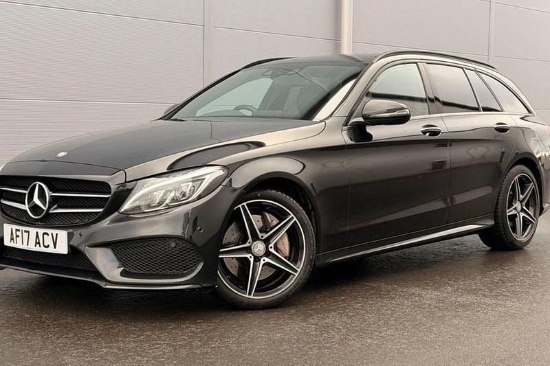 Black Used 2017 Mercedes C250 AMG Line Premium Plus Estate | £12,950 (Fair price) - Image 1/1