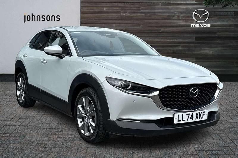 White Used 2024 Mazda CX-30 Takumi-Line SUV | £23,273 - Image 1/4
