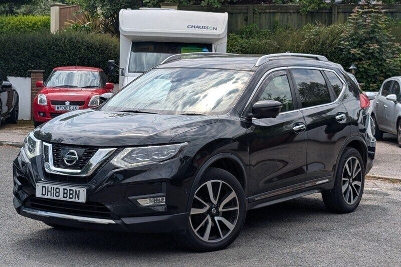 Black Used 2018 Nissan X-Trail Tekna SUV | £14,395 (Fair price) - Image 1/1
