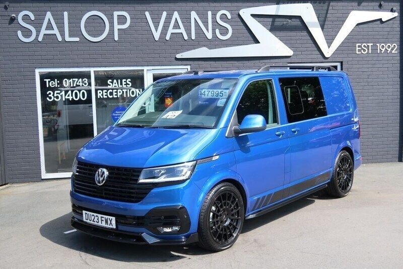 Blue Used 2023 VW T6.1 Highline Van | £47,995 - Image 1/4