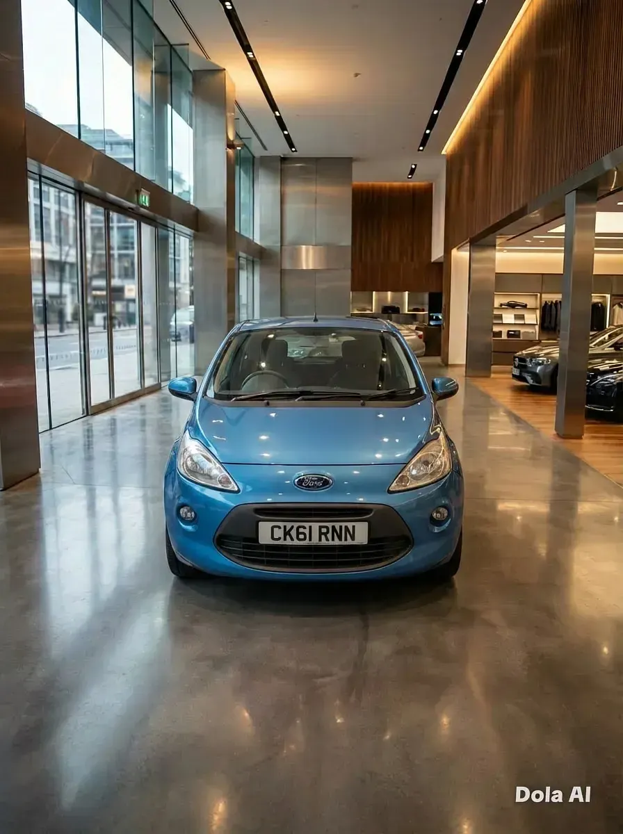 Used Ford Ka Studio 69 HP (50 kW) 2011 Blue Hatchback