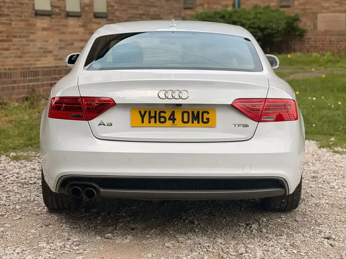 Used Audi A5 S-Line 170 HP (125 kW) 2014 White Coupe