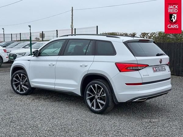 Used Skoda Kodiaq SportLine 190 HP (139 kW) 2018 White SUV