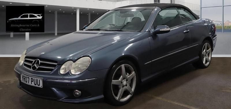 Blue Used 2007 Mercedes CLK200 Cabriolet | £3,295 (Fair price) - Image 1/4