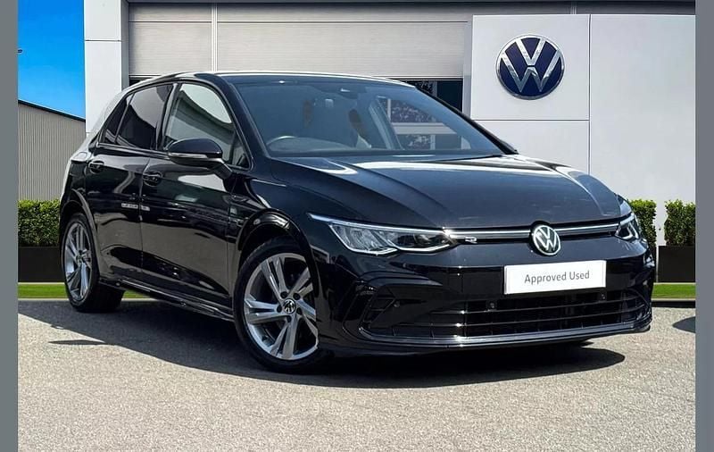 Black Used 2021 VW Golf VIII R-line Hatchback | £17,480 (Fair price) - Image 1/4