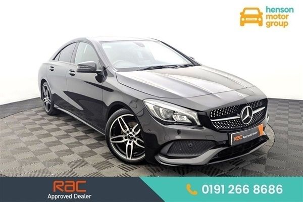 Black Used 2018 Mercedes CLA180 AMG line Sedan | £12,899 (Fair price) - Image 1/1