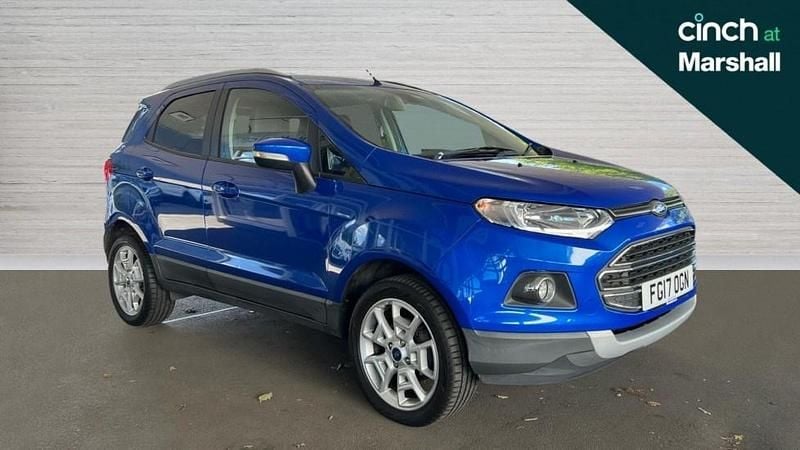 Blue Used 2017 Ford Ecosport Titanium SUV | £7,068 (Fair price) - Image 1/4