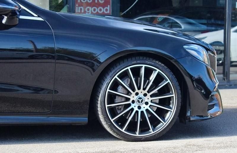 Used Mercedes E300 AMG line 245 HP (180 kW) 2021 Black Cabriolet