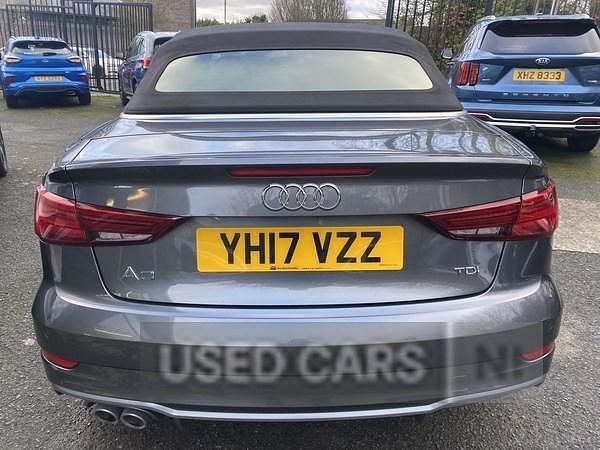 Used Audi A3 Cabriolet S-Line 150 HP (110 kW) 2017 Grey Cabriolet