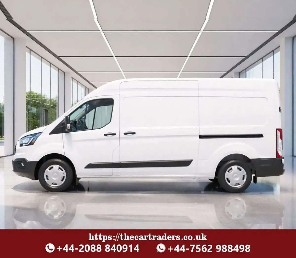 Used Ford Transit S 130 HP (95 kW) 2021 White Van